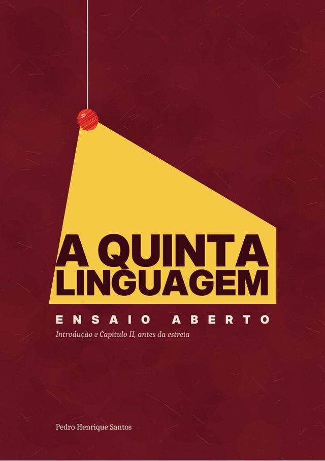 Capa de A Quinta Linguagem — Ensaio Aberto